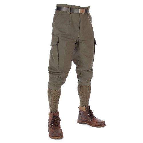 Bundeswehr Kniebundhose Original Moleskin oliv, Größe50